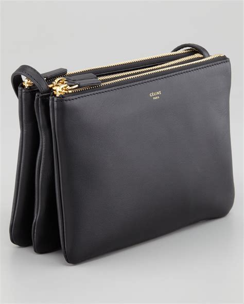 celine black trio bag price|celine trio crossbody bag.